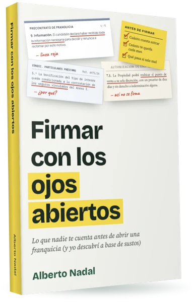 Libro Firmar con los ojos abiertos, de Alberto Nadal